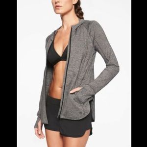 Athleta Heather‎ Baja UPF Jacket Grey Heather